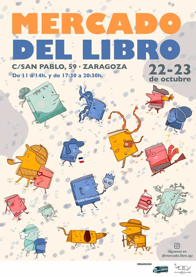 Programa Actividades Mercado del Libro. Zaragoza 2022